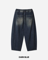 Marine Curved Denim Pants