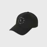 SUNLIT LETTERING BALL CAP (CHARCOAL)