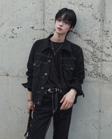 Brook Suede Trucker Jacket