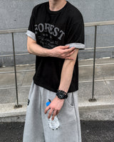 トロピック ヴィンテージ ロールアップ ショートスリーブTシャツ