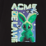 25SS リアルエイリアンファジーラビットショートスリーブTシャツ ブラック