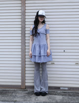 CANCAN PUMPKIN RIBBON DRESS(BLUE)