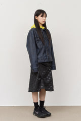 (W)オシボタンドットスカート