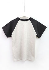 Toned-Down Raglan Short Sleeve T-Shirt