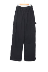 diagonal cargo sweatpants