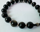 GEM STONE OBSIDIAN BRACELET