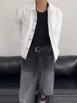 ED Evil Mix Trucker Snap Jacket (2C)