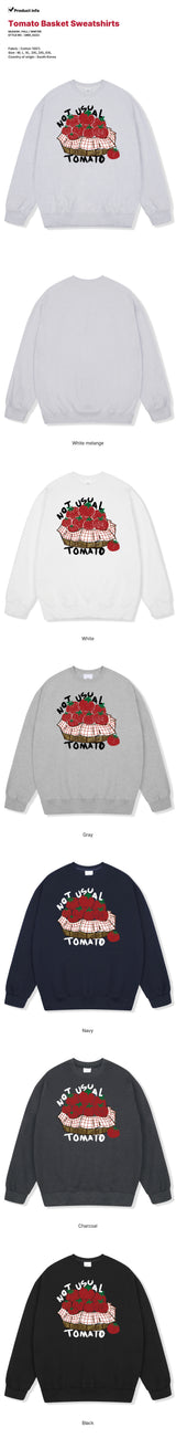 Tomato Basket Sweatshirts - 6COLOR