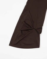 Sheer Layering Pants _ BROWN