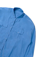 Pocket over shirt_blue