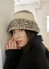 Hairy Bucket Hat - Beige