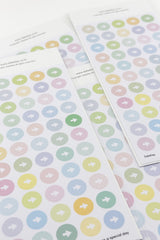 Seal sticker - Pure tone arrow (11mm)