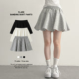 Frill Point Training Banding Skirt Pants (3 colors)