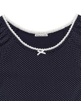 Dot Puff T-Shirt (Navy)