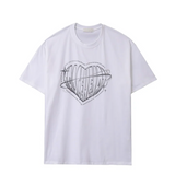 Face Heart Boxy Fit Short Sleeve T-shirt