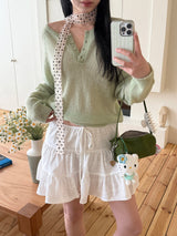 [MADE] Rules Button Henley Neck Knit