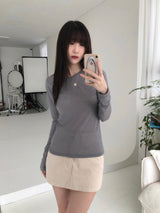 Ronnie cotton mini skirt (one color)