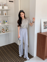 [SHOPPERMADE] サイドバックルツーピンタックスラックス (4color)