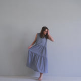 Sleeveless tiered one piece