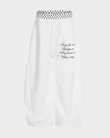 (W's) Dot Banding Wide Sweatpants