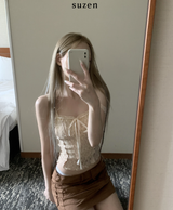 Alcano Lace Top (ivory)