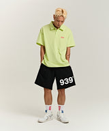 939 スモールロゴポロTシャツ (ライム)