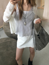 Blur ribbon top
