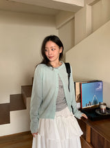 Verpan Frill Banding Midi Skirt