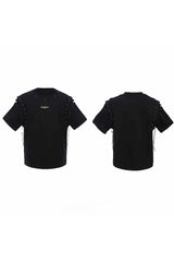 ディコンストラクティドストラップカットアウトTシャツ