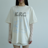 KIRIGIRL BOXY T-SHIRT _IVORY