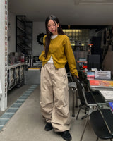 Jay Back Pocket Parachute Cotton Pants
