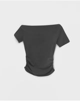 [MADE] Gisello Uncovered Shirring Tee