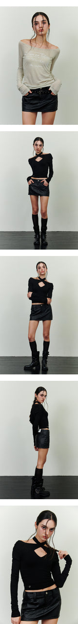 CIELO MINI SKIRT black