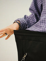 SO Work Side Snap Wide Balloon Pants