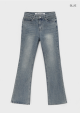 [B-DENIM] ロースリムブーツカット 037
