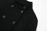 Vienna Double Button Crop Coat