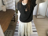 ritten check blouse