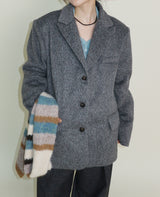 Winter Alpaca Formal Single Jacket (Wool Jacket) (Lining 2 Ounces)