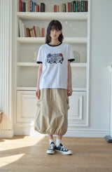 26SS★ Stamp Club Ringer Short Sleeve Tee