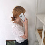 ピュアホワイトボウジェリーハードケース (clear)
