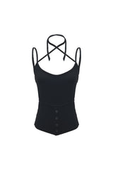 EVAN SLEEVELESS TOP / BLACK