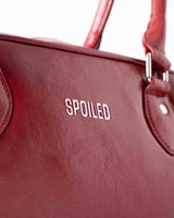 スポイルドロングトップ – ハンドルボックスバッグ | レッド