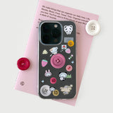 oab button sticker set