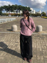Earls Bokashi Round Thick Loose Fit Knit