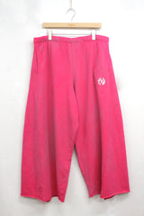 Damage Logo Wide Sweat Pants
