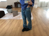 バギー フレア デニム パンツ