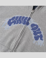 (UNISEX) Chill Reversible Over Hood Zip-Up