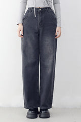 Corinne Denim Layered Pants