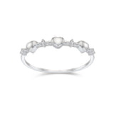 heart bridge ring