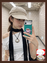 [silver glass bumper] ブラックミルクティー